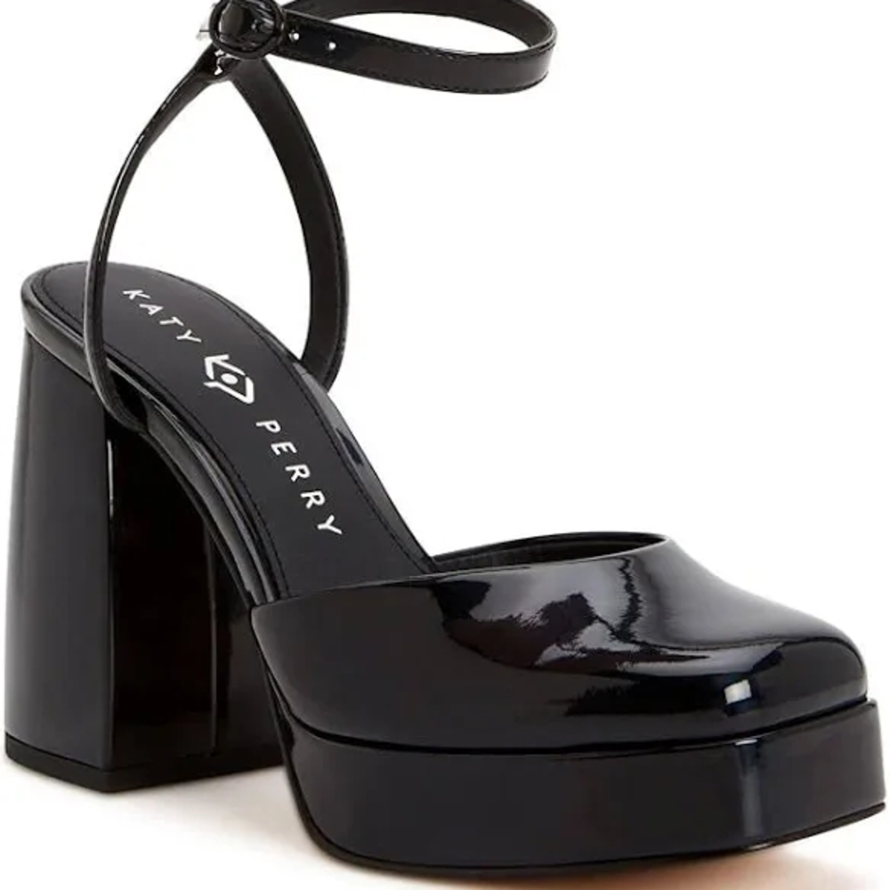 Katy Perry Collections Women's Black Platform Heels
